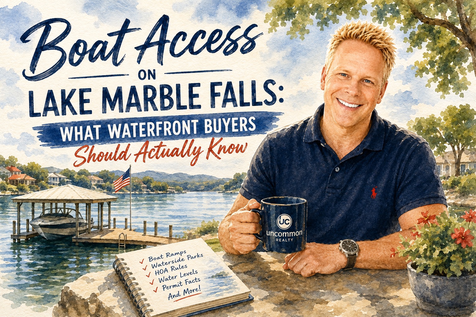 Boat Access on Lake Marble Falls